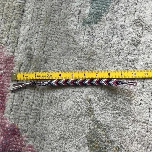 3 for $25/ Handmade Woven Pink & Blue Adjustable Bracelet NWT - Picture 4 of 4